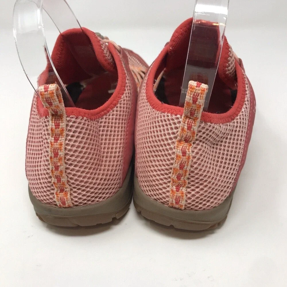 Chaco Kids Outcross Water Shoes Size 6 Red Orange Bungee Lace J180034 Quick Dry